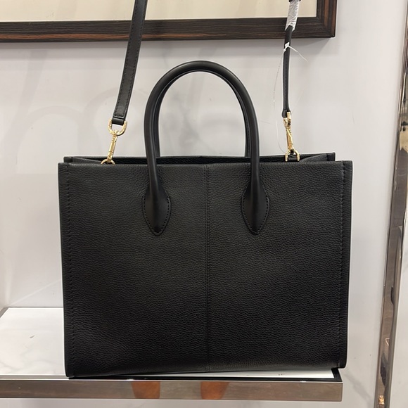 KorsMichael Kors Medium Mirella 35S2G7ZT7L Tote Bag In Black NWT - Picture 6 of 16
